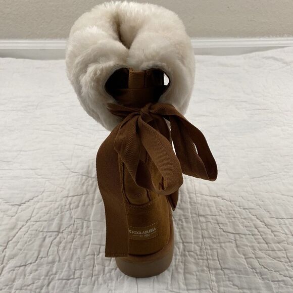 (Right Boot Only)Koolaburra Cozy Brown Fur-Lined Women's Boot size 9 - Picture 3 of 8